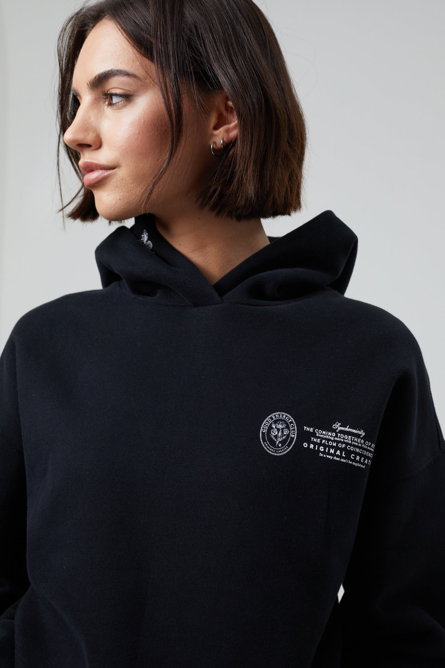 Synchronicity Hoodie - Jet Black
