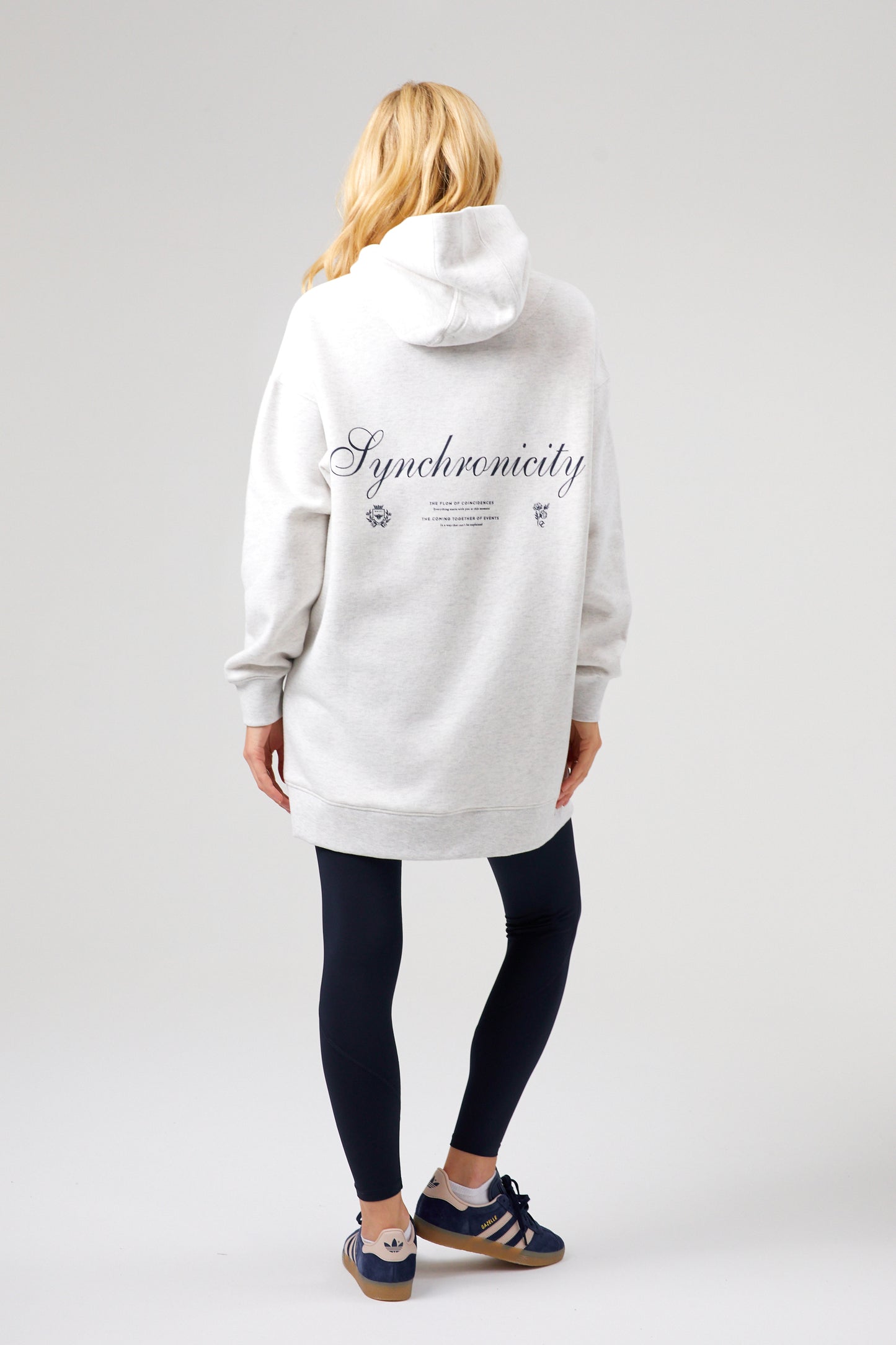 Synchronicity Hoodie - White Marl