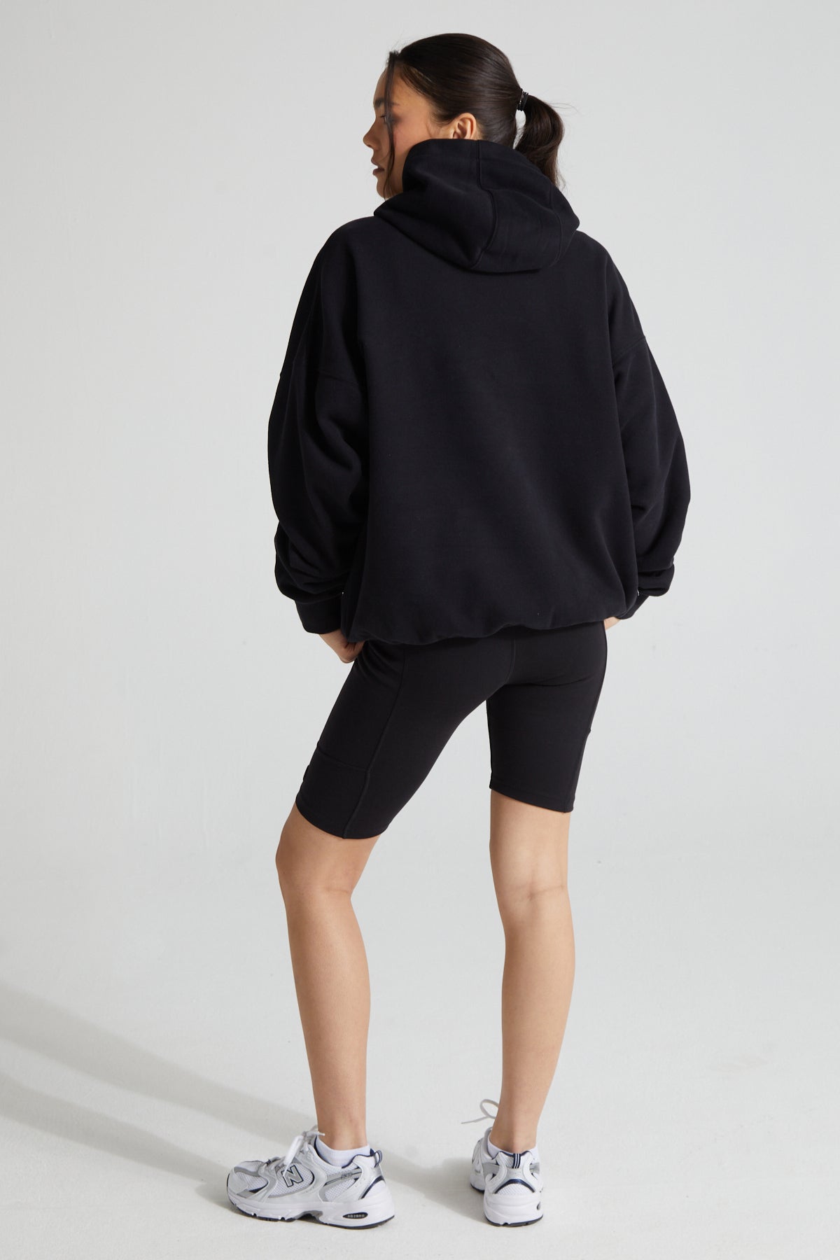 Slouchy Hoodie - Jet Black