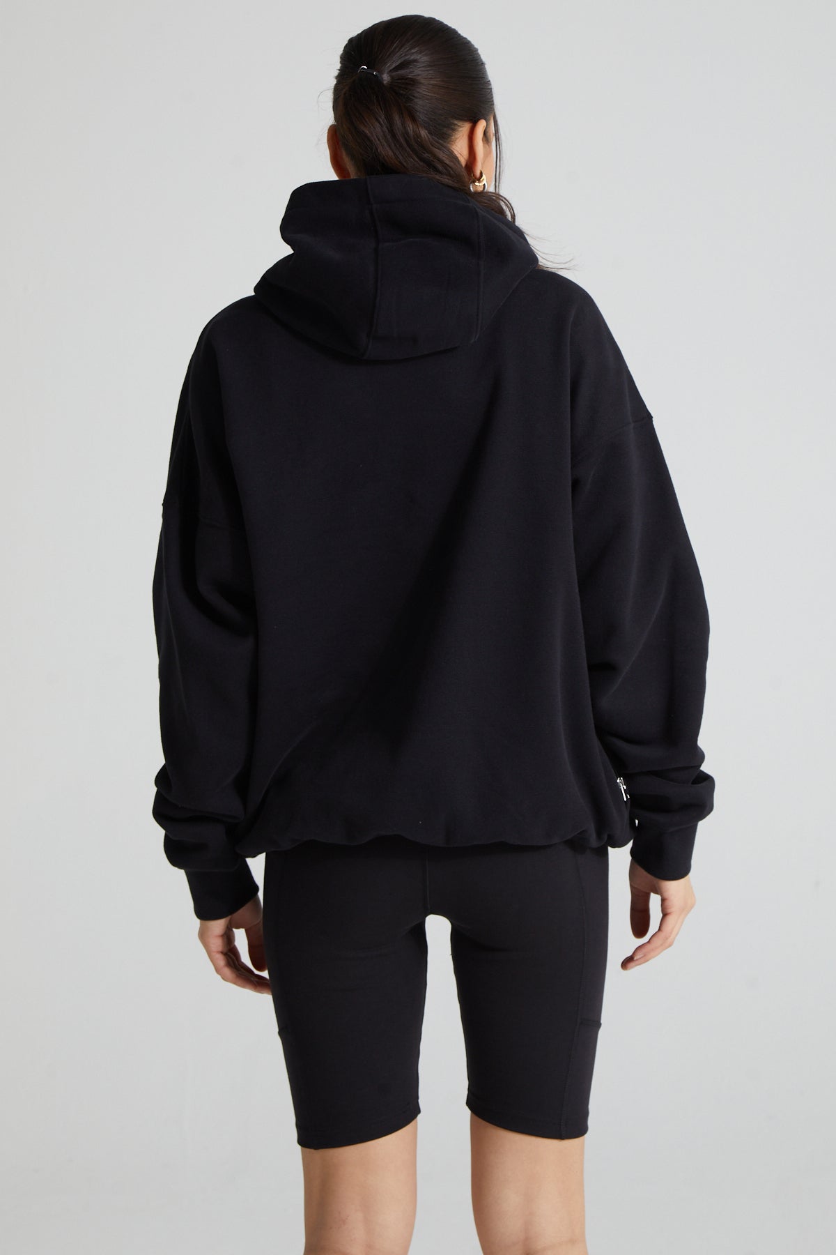 Slouchy Hoodie - Jet Black