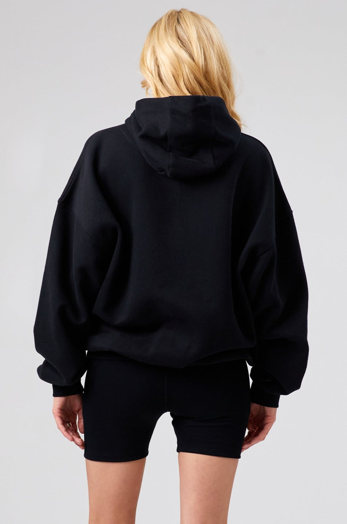 Flower Hoodie - Jet Black