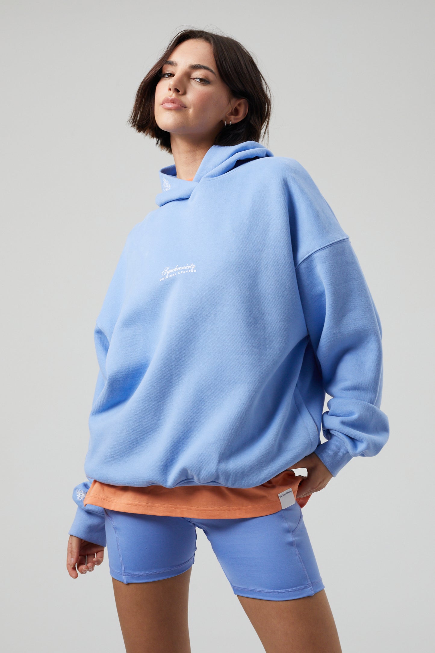 Flower Hoodie - Periwinkle