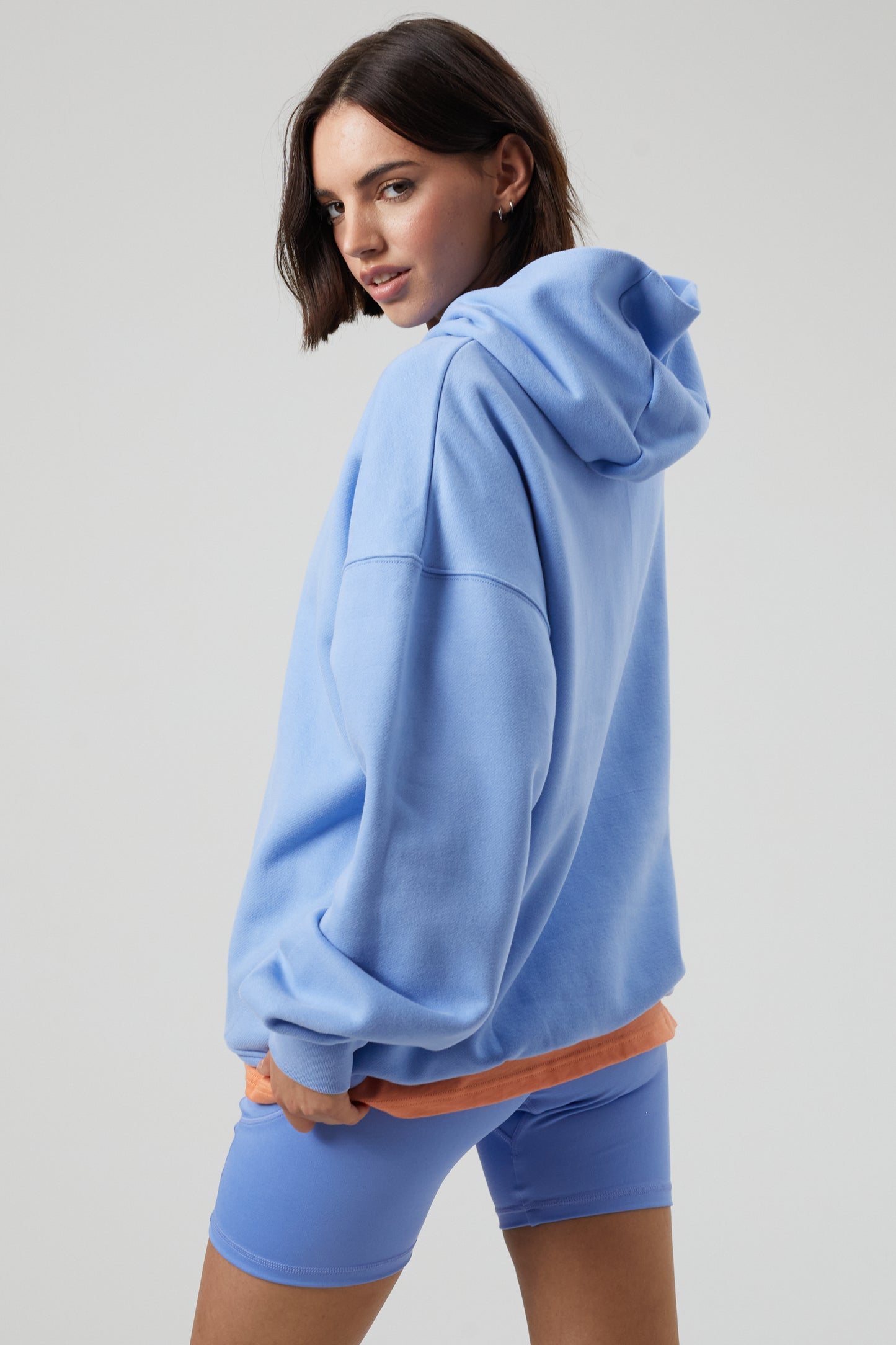Flower Hoodie - Periwinkle