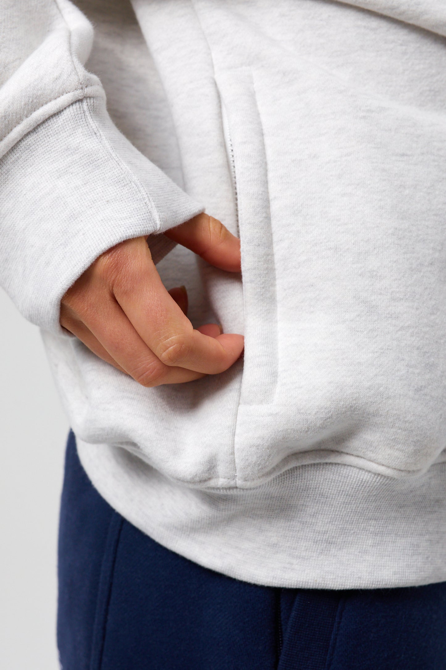 Good Energy Hoodie - White Marl