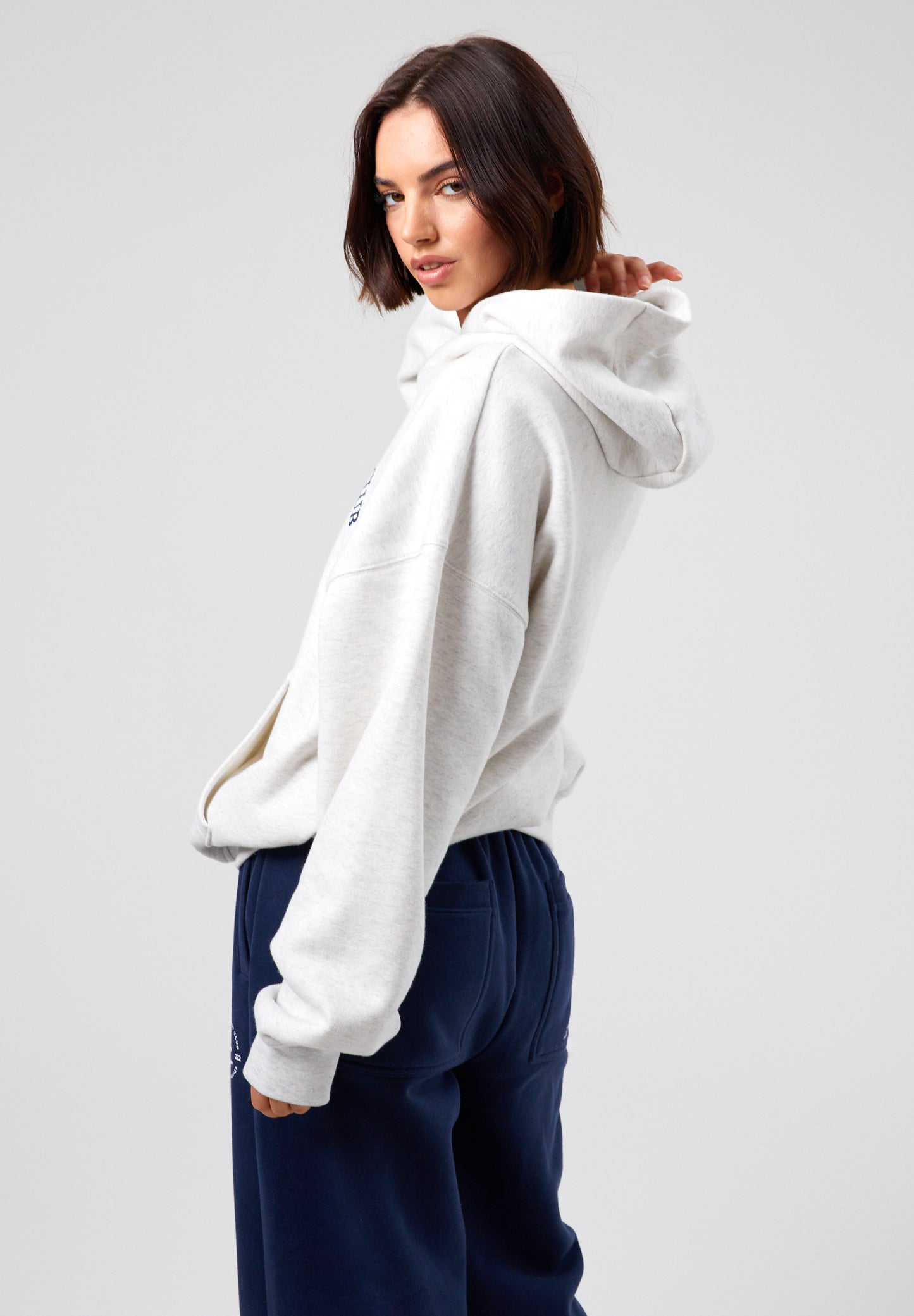 Good Energy Hoodie - White Marl