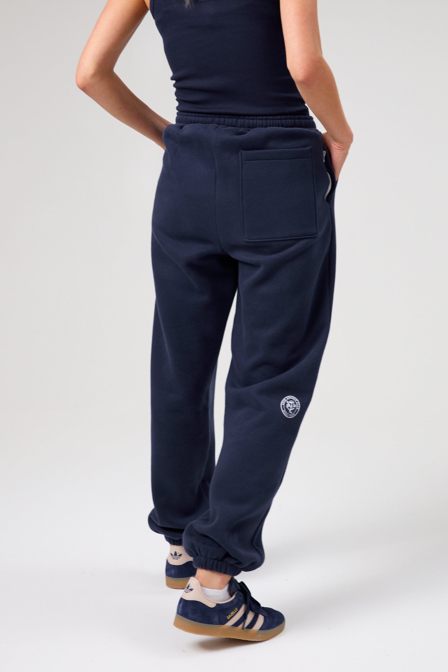 Flower Joggers - Midnight Blue