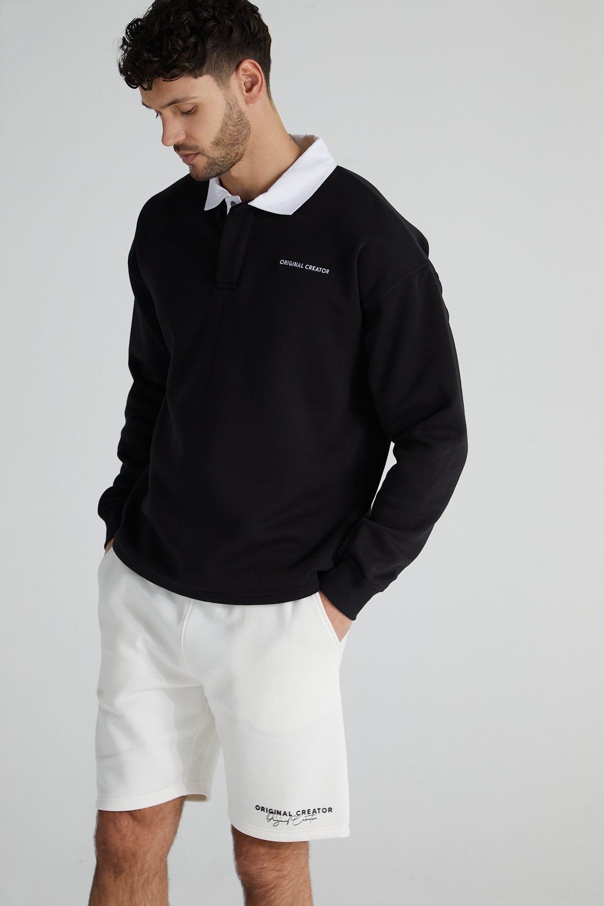 Original Rugby Shirt -Jet Black