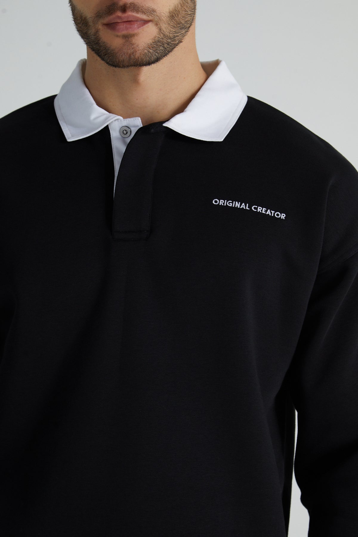 Original Rugby Shirt -Jet Black