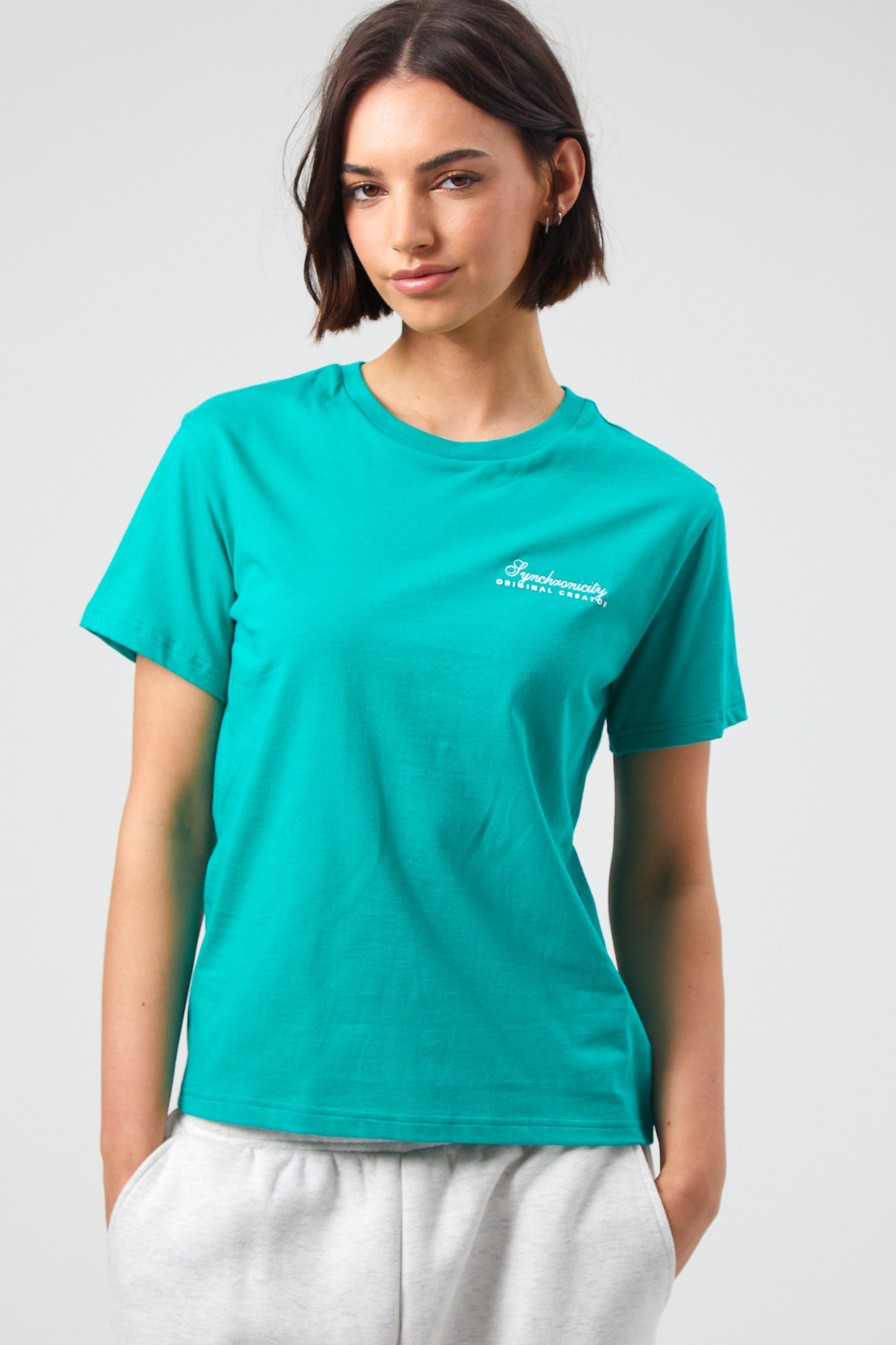 Synchronicity T-shirt - Tennis Green