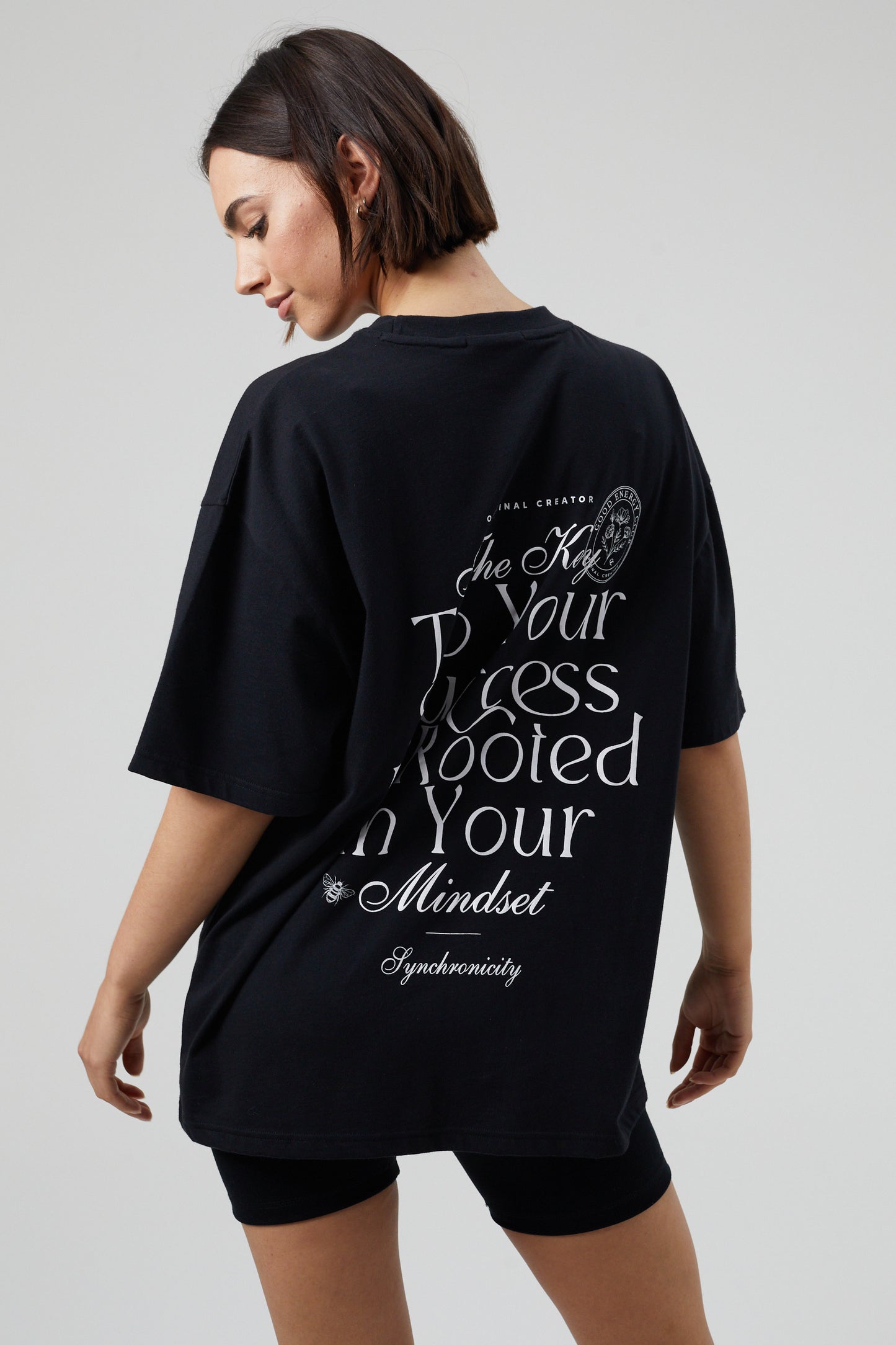 Success Mindset T-Shirt - Jet Black