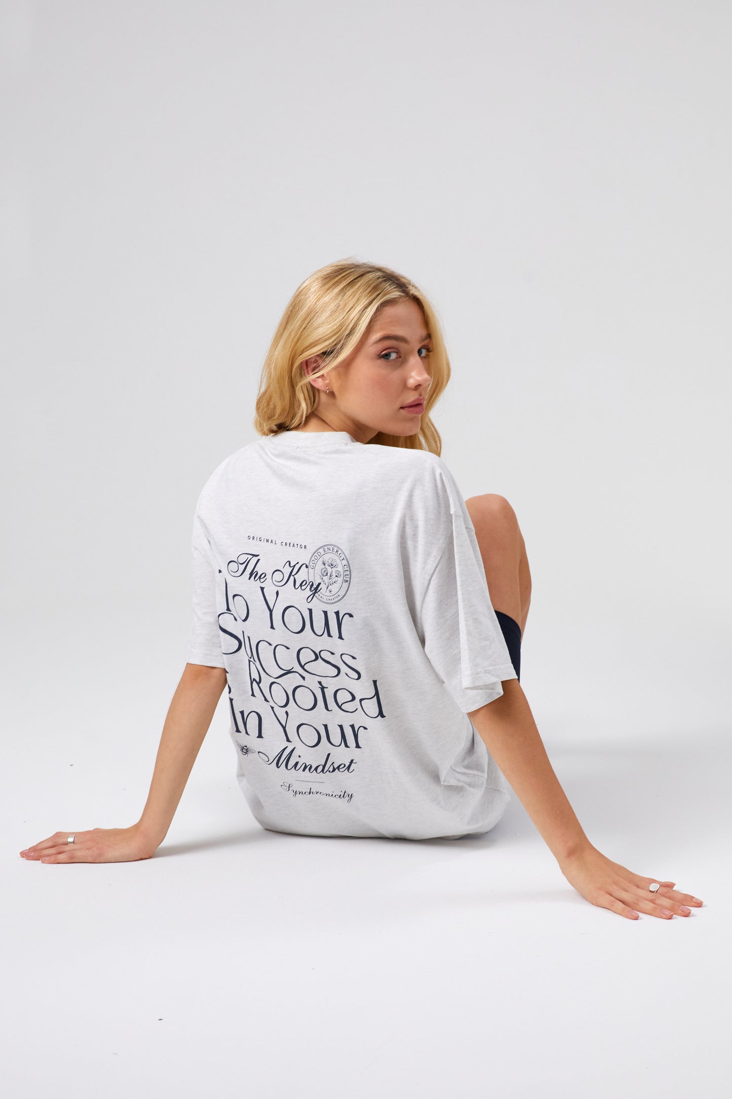 Success Mindset T-Shirt - White Marl