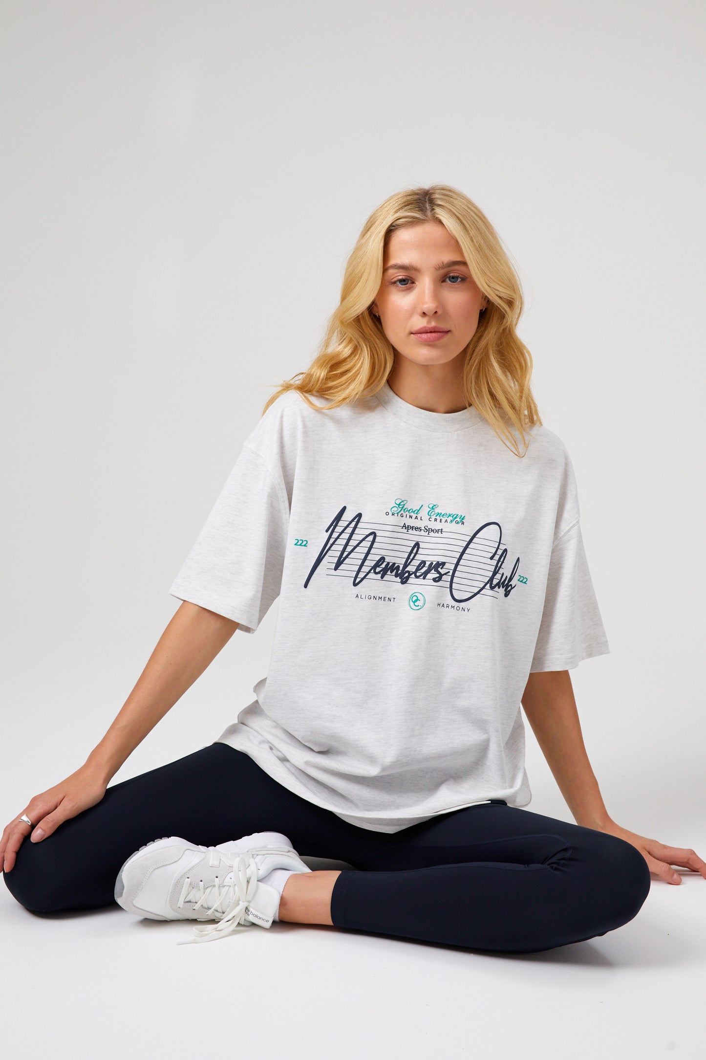 Members Club T-shirt - White Marl