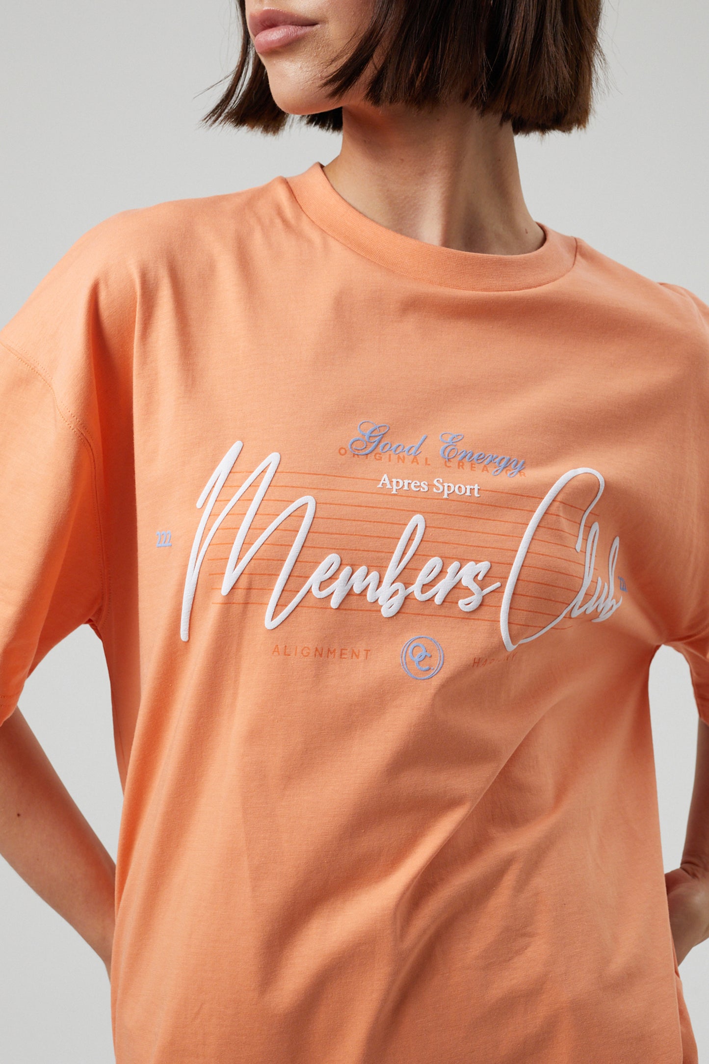 Members Club T-shirt - Coral Silk