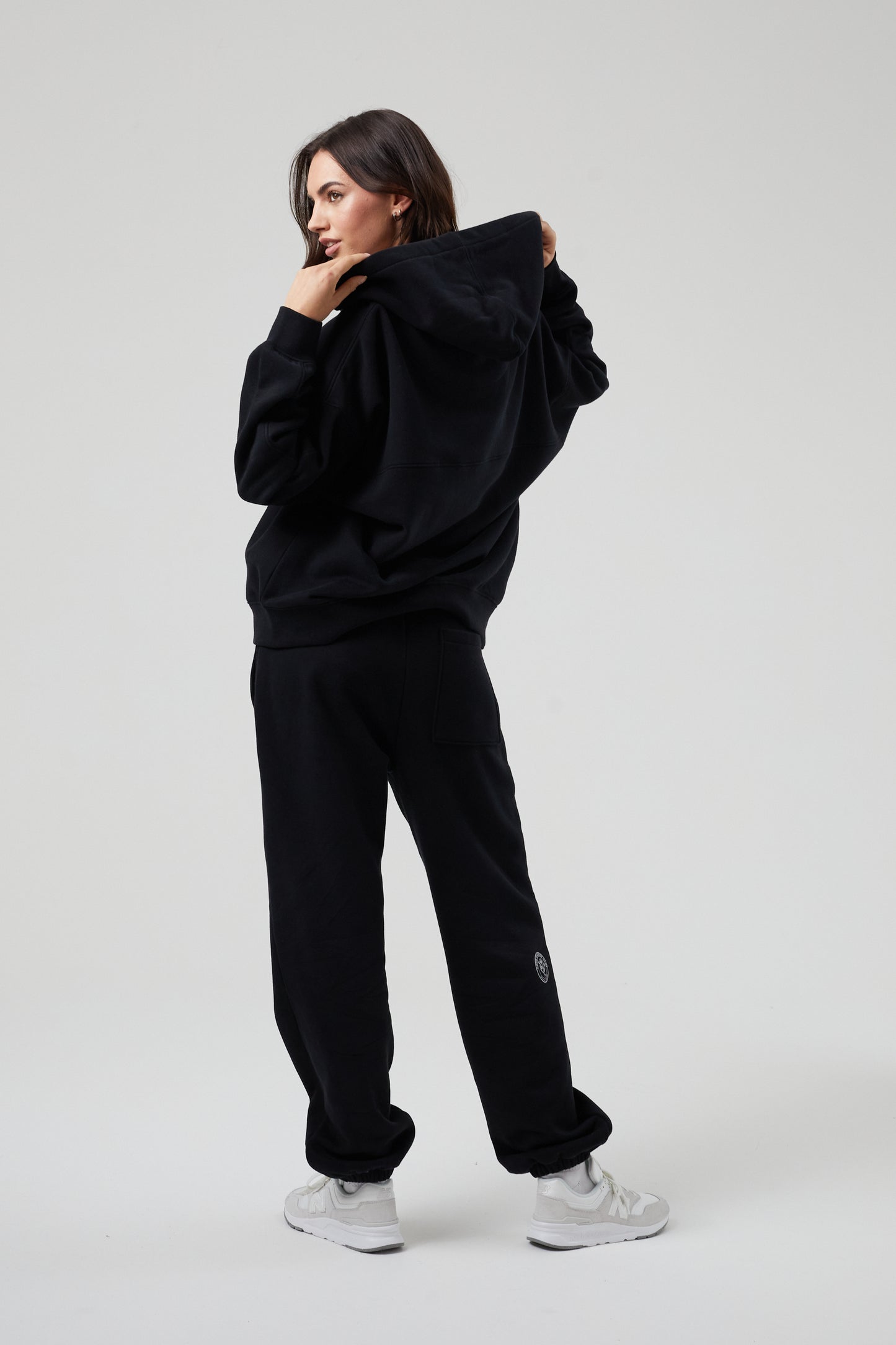 Joy Zip Hoodie - Jet Black
