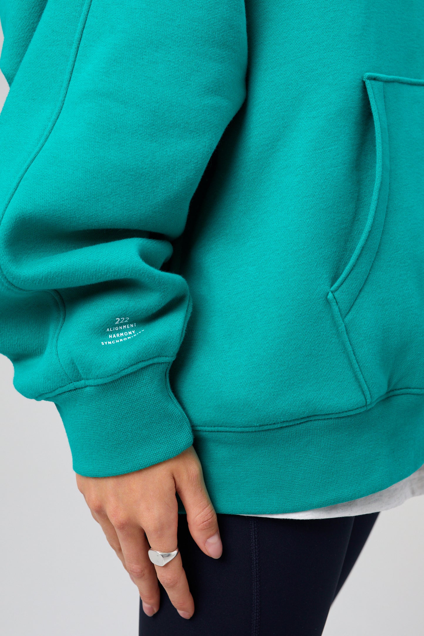 Joy Zip Hoodie - Tennis Green