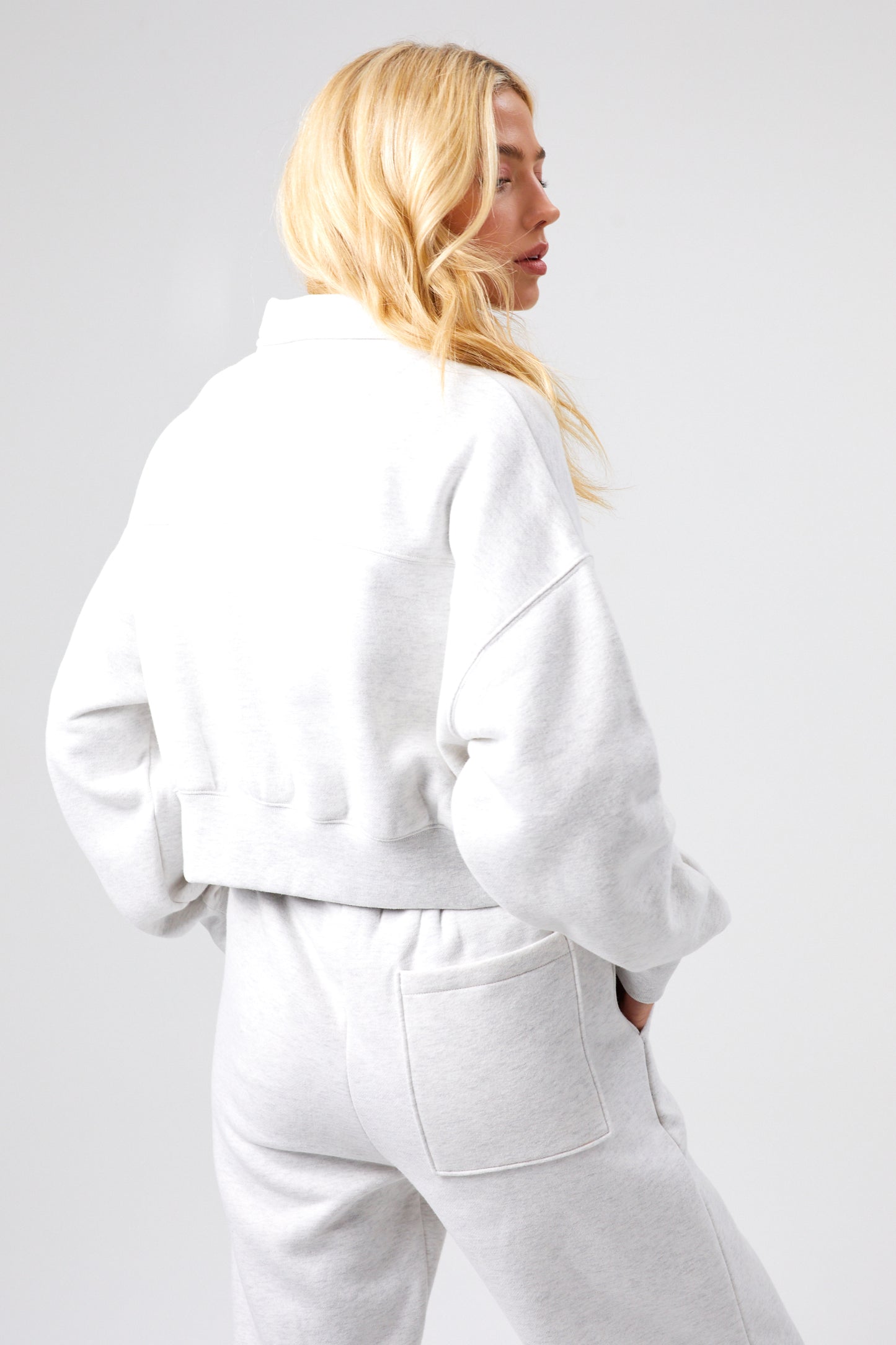 Flower Crop Rugby - White Marl