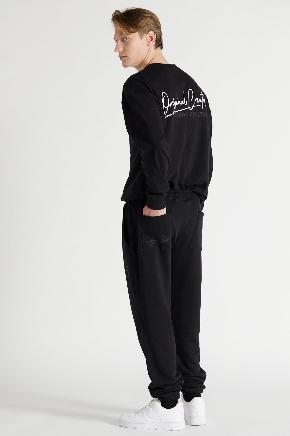 Scripture Joggers - Jet Black