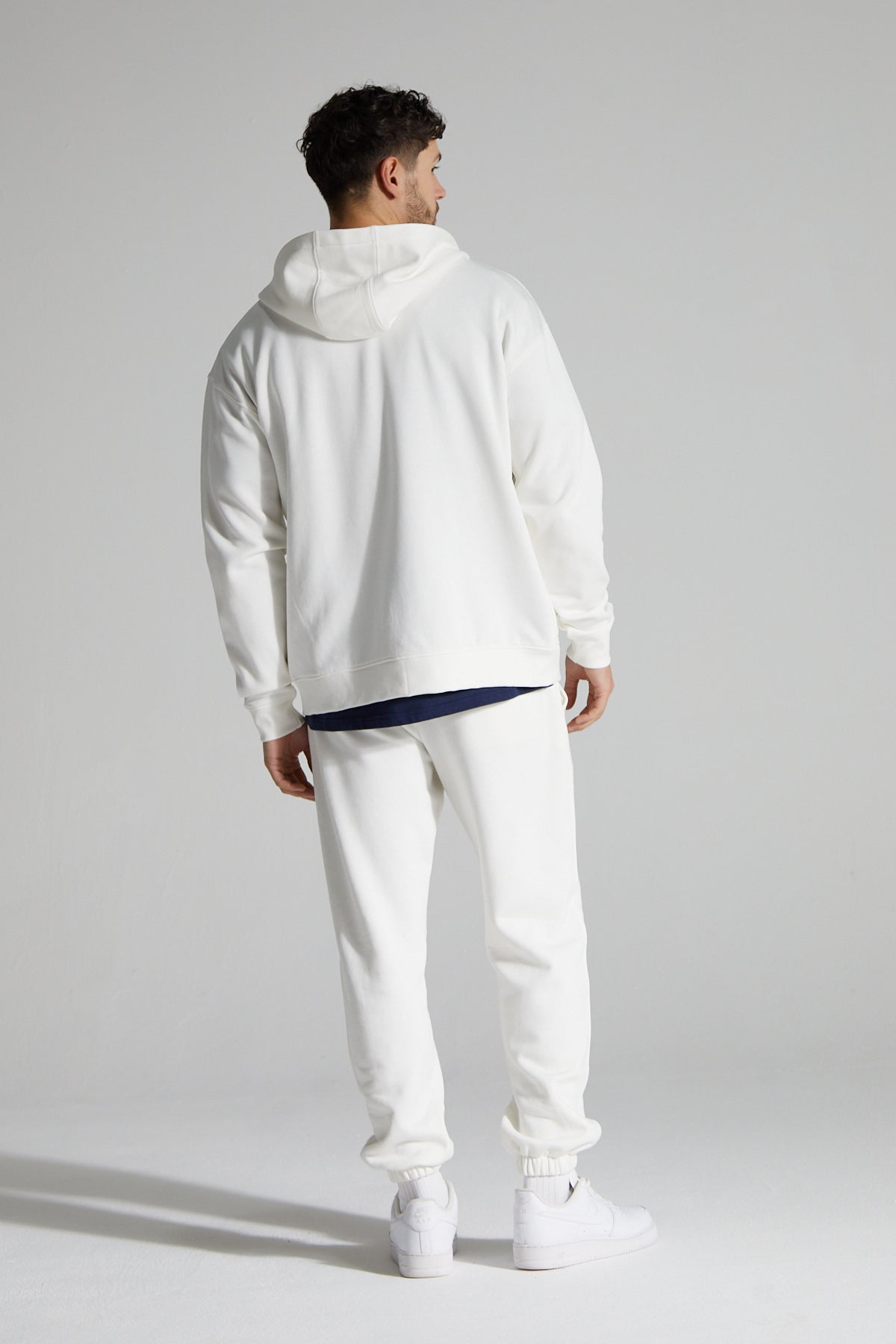 Original Zip Hoodie- Paper White