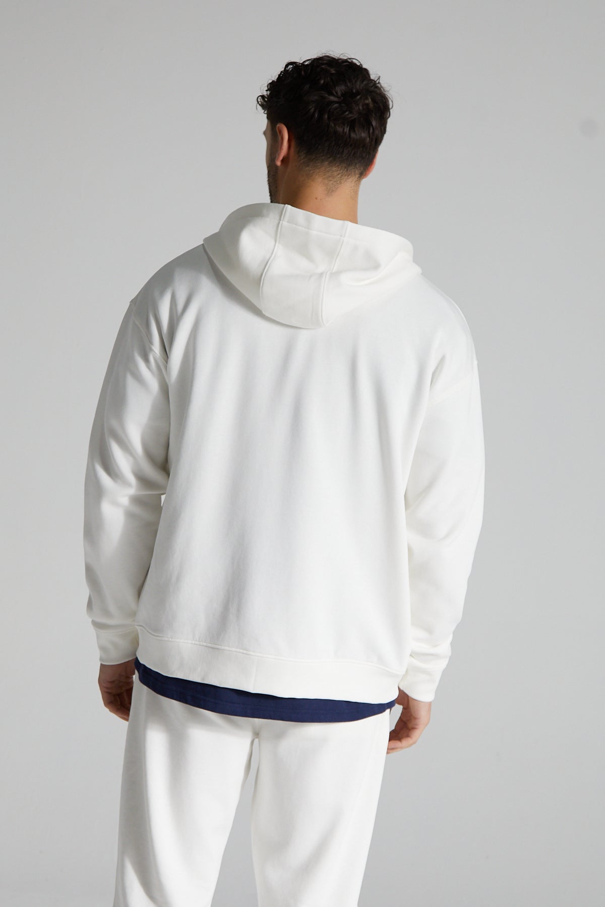 Original Zip Hoodie- Paper White