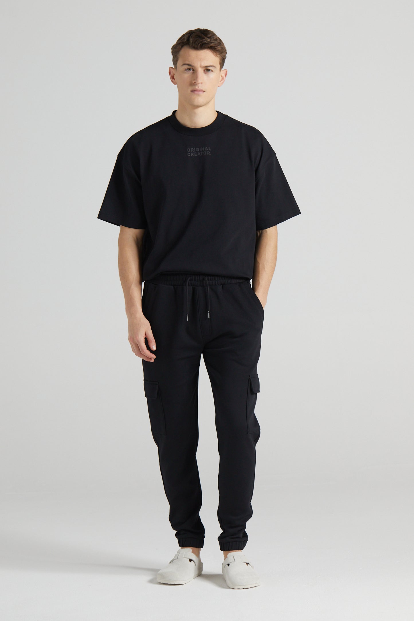 Smart Cargo Joggers - Jet Black