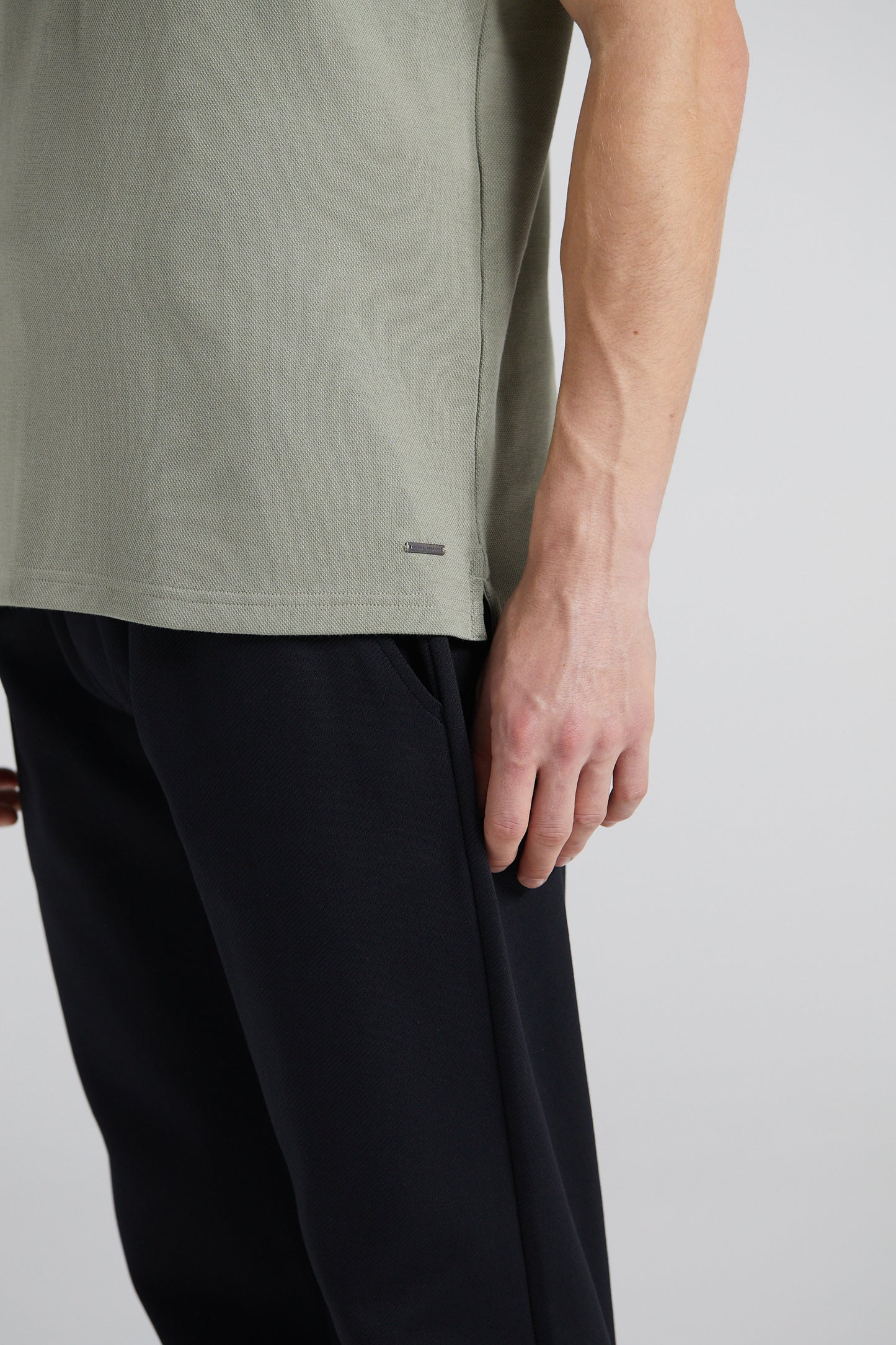 Essential Pique Polo Shirt - Slate Green
