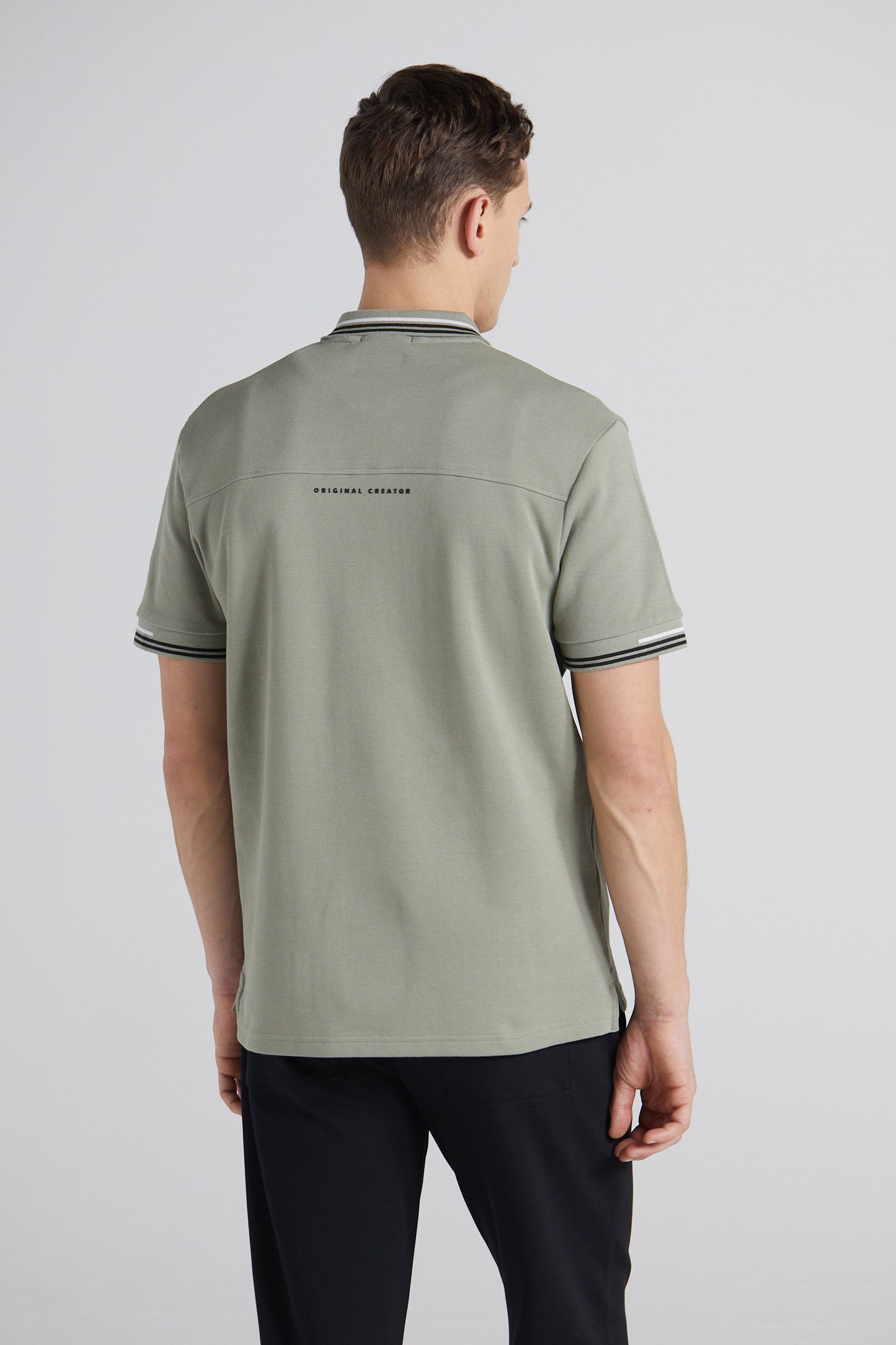 Essential Pique Polo Shirt - Slate Green