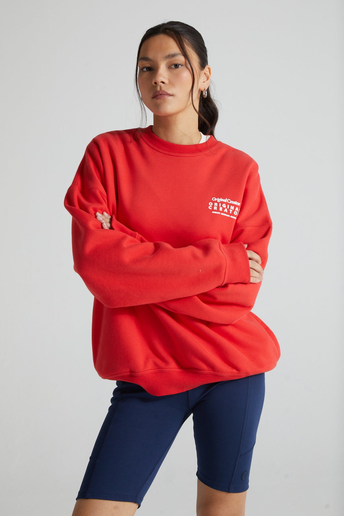 Creator Sweatshirt -Poppy Red