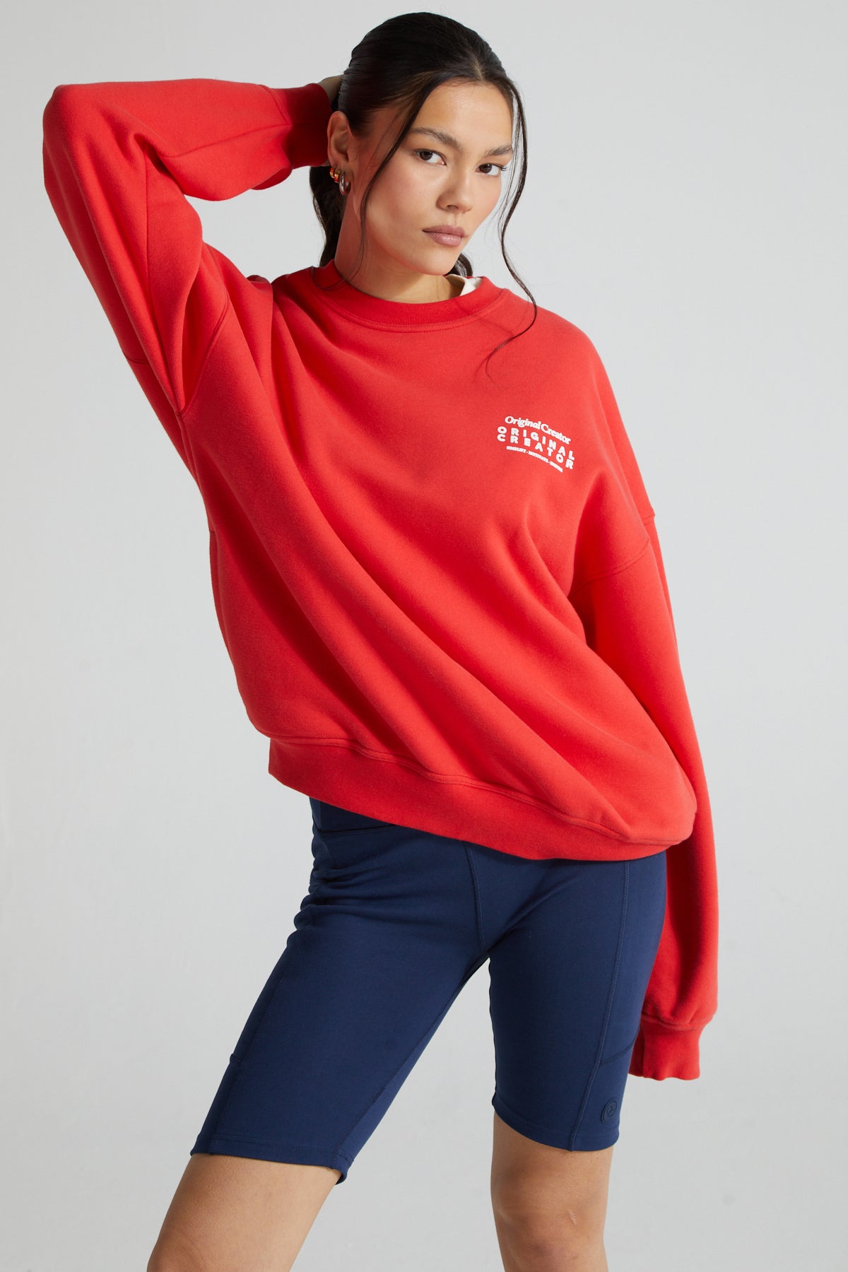 Creator Sweatshirt -Poppy Red