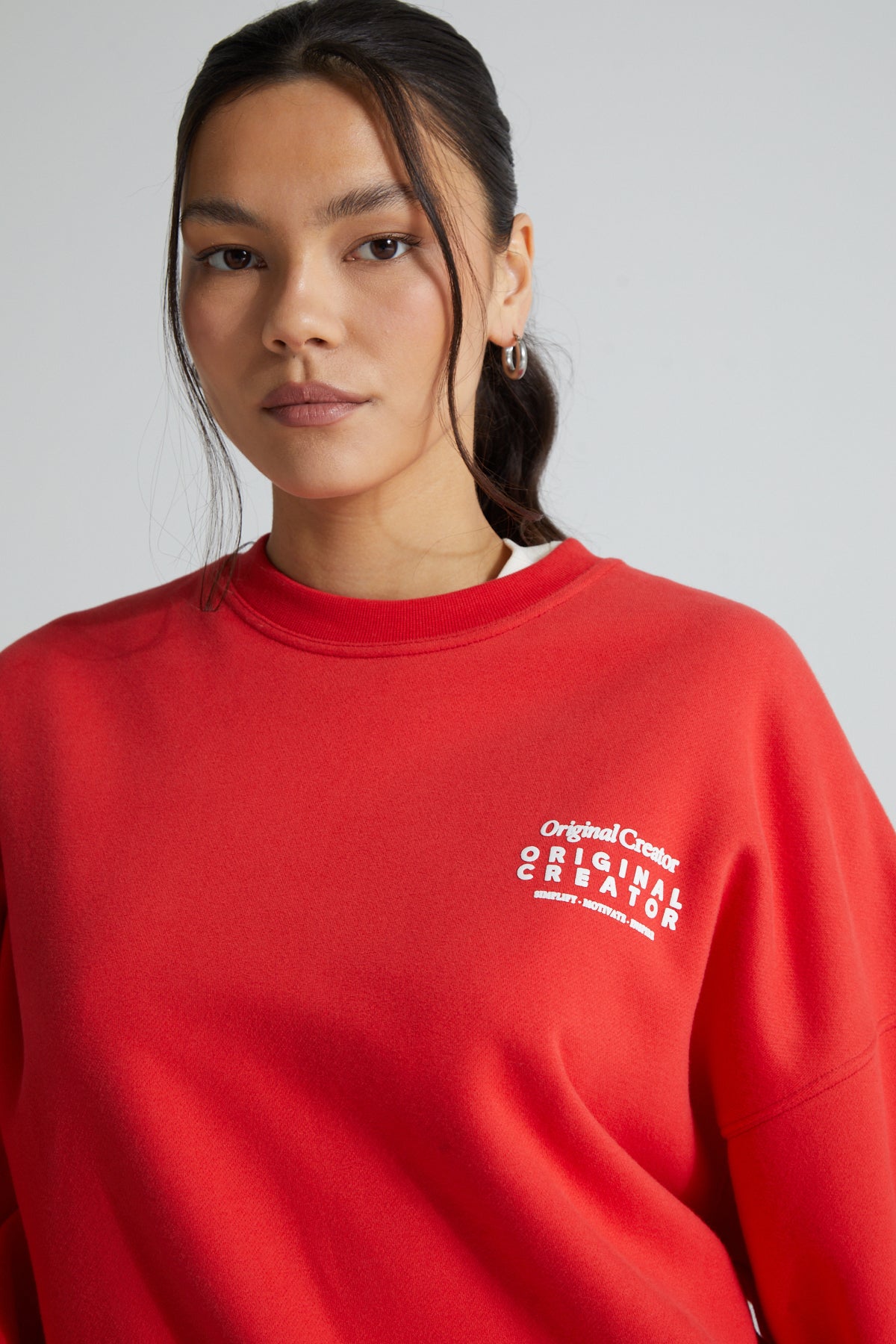 Creator Sweatshirt -Poppy Red
