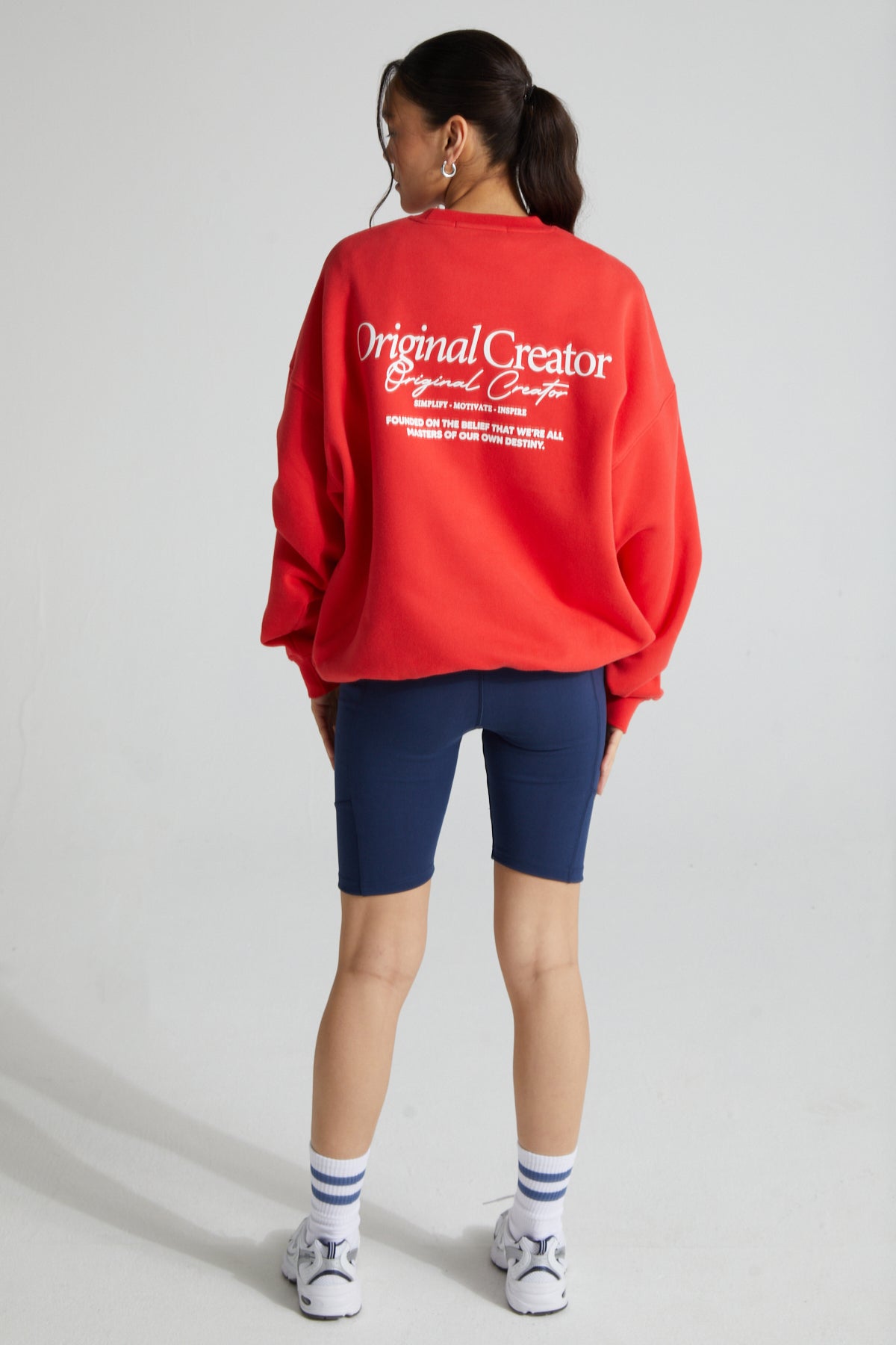 Creator Sweatshirt -Poppy Red