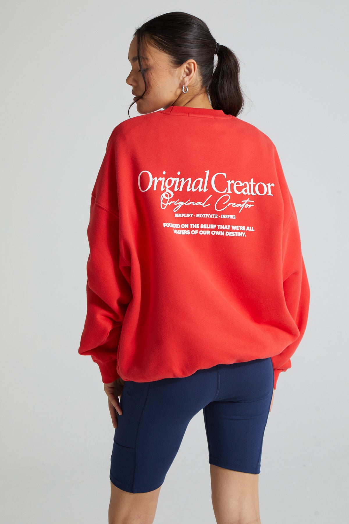 Creator Sweatshirt -Poppy Red