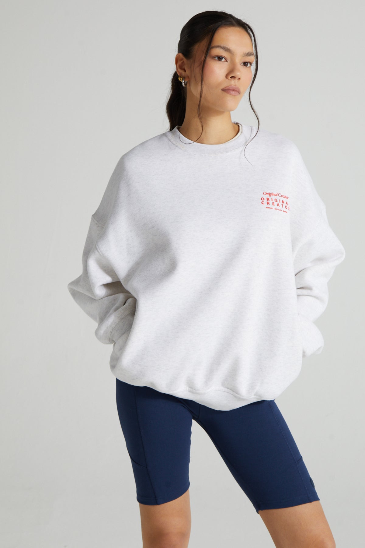 Creator Sweatshirt - White Marl