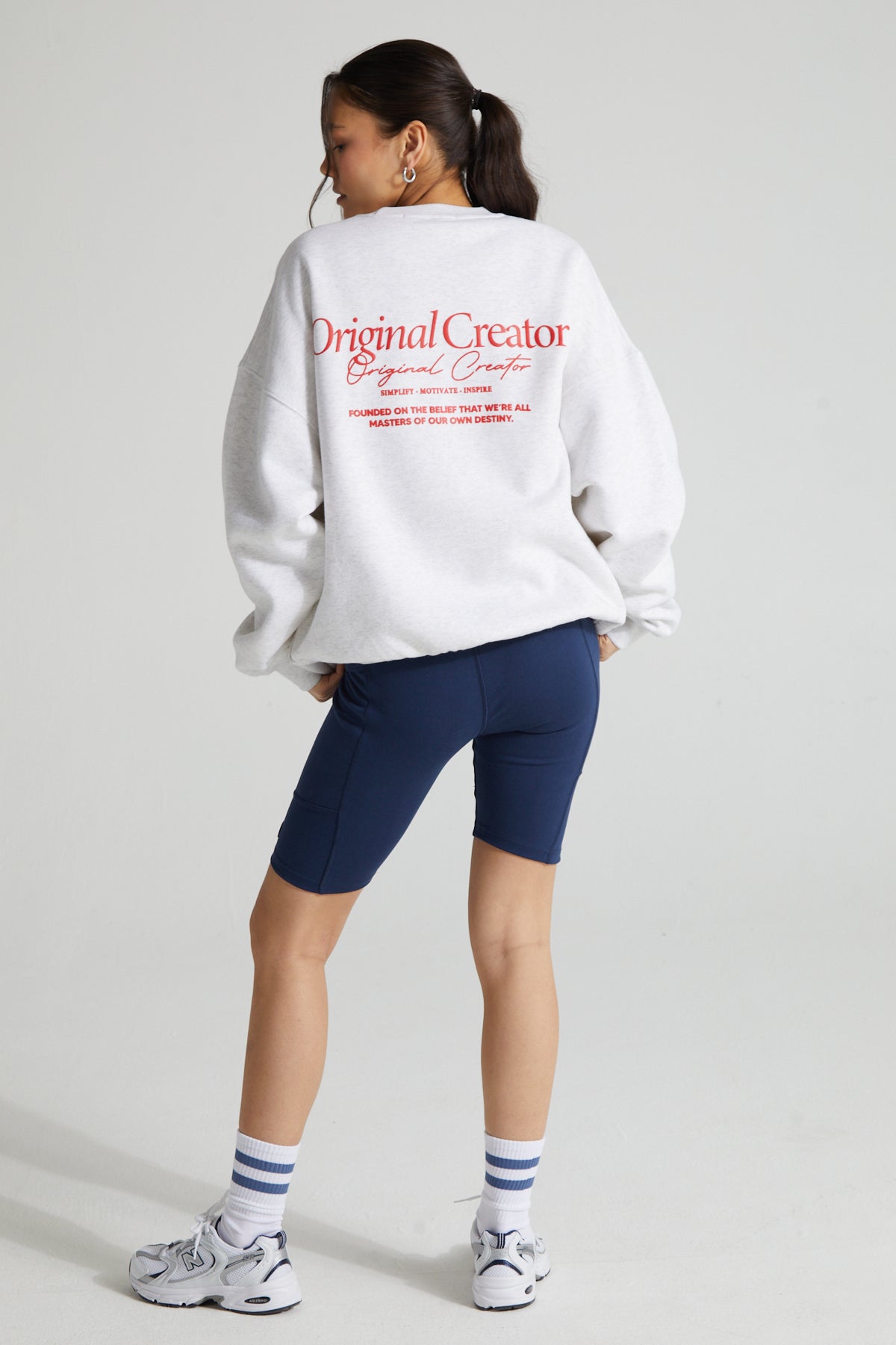 Creator Sweatshirt - White Marl