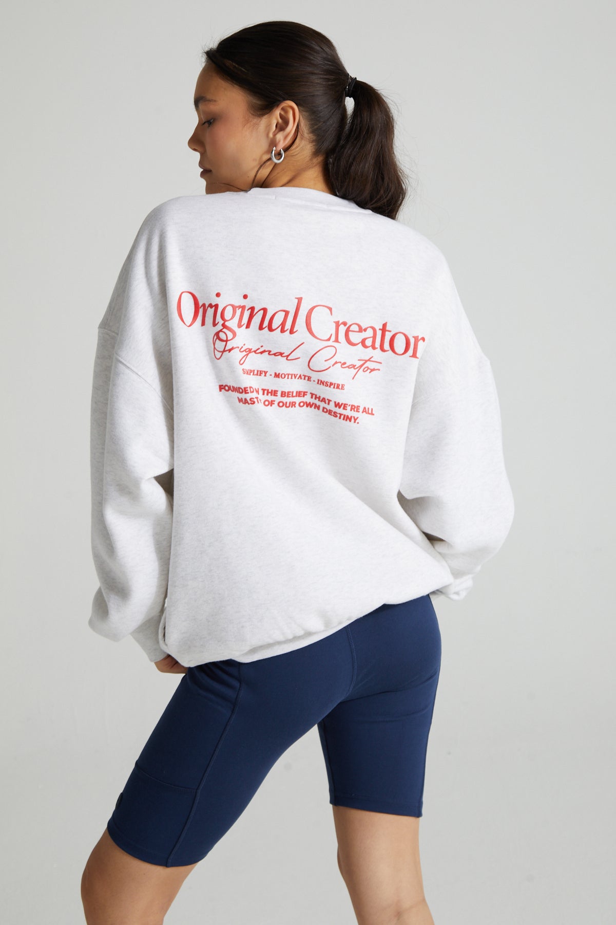 Creator Sweatshirt - White Marl