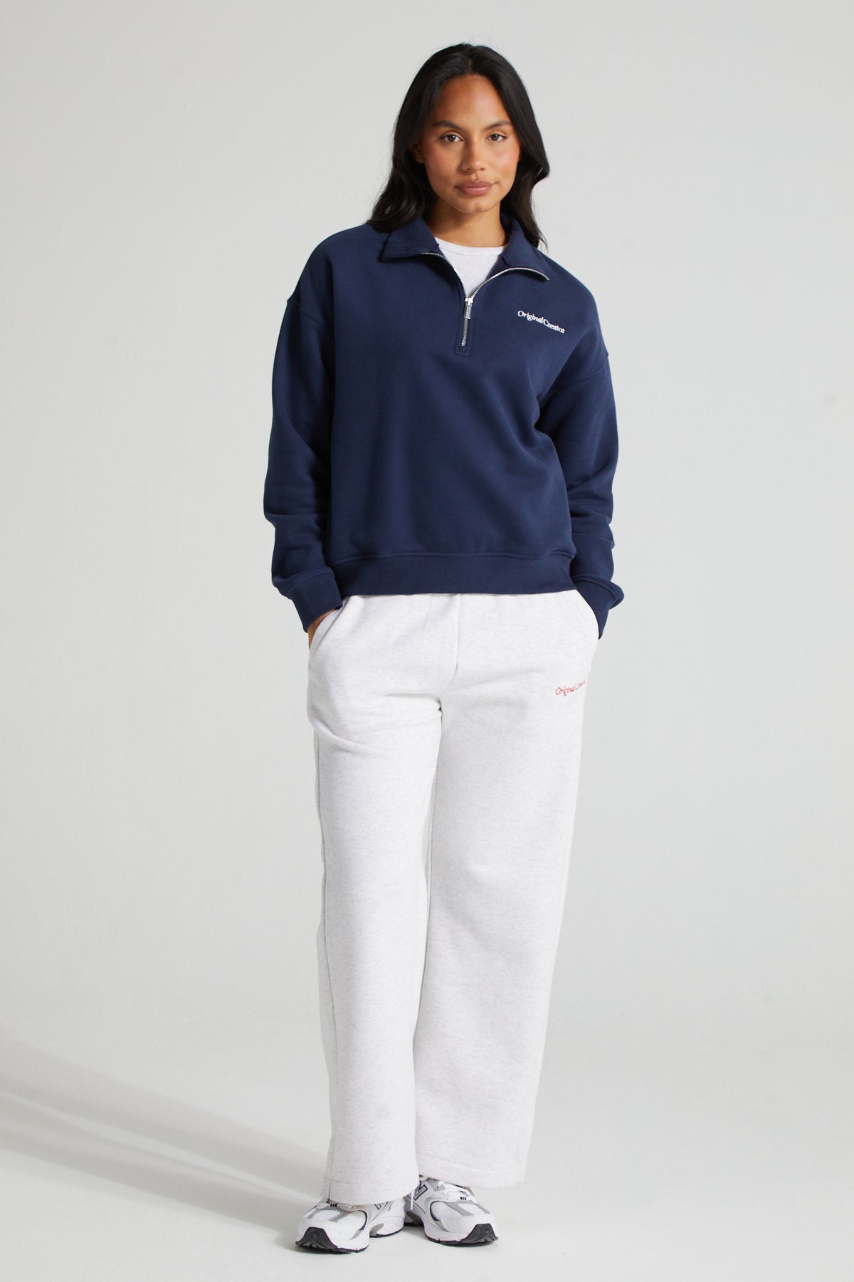 Classic Half Zip - Midnight Blue