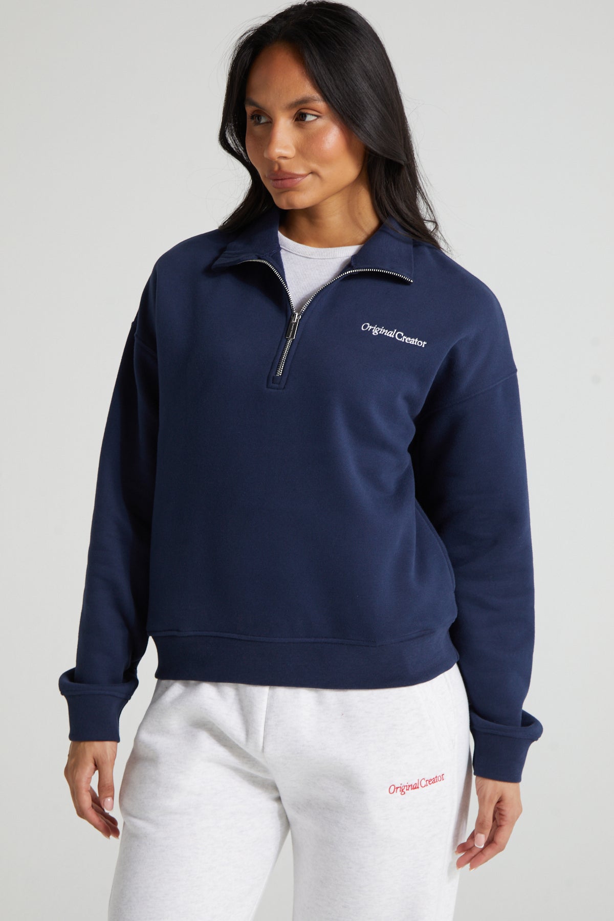 Classic Half Zip - Midnight Blue