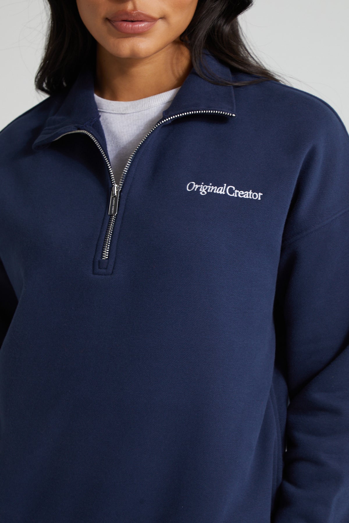 Classic Half Zip - Midnight Blue