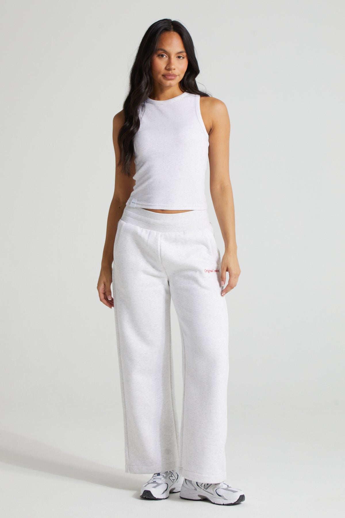 Slim Fit Cami - White Marl