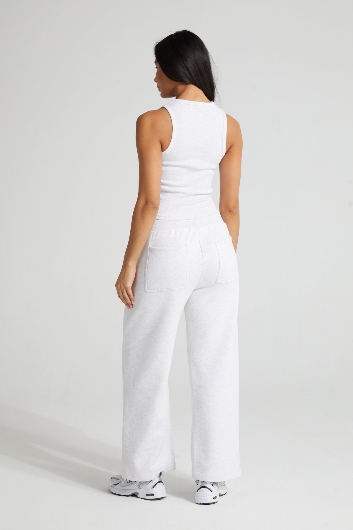 Slim Fit Cami - White Marl