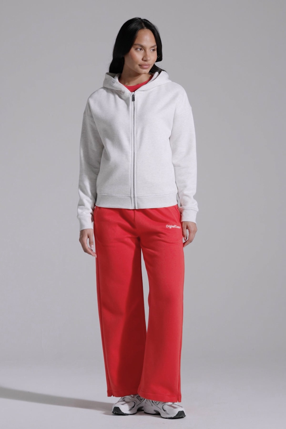 Classic Hoodie - White Marl