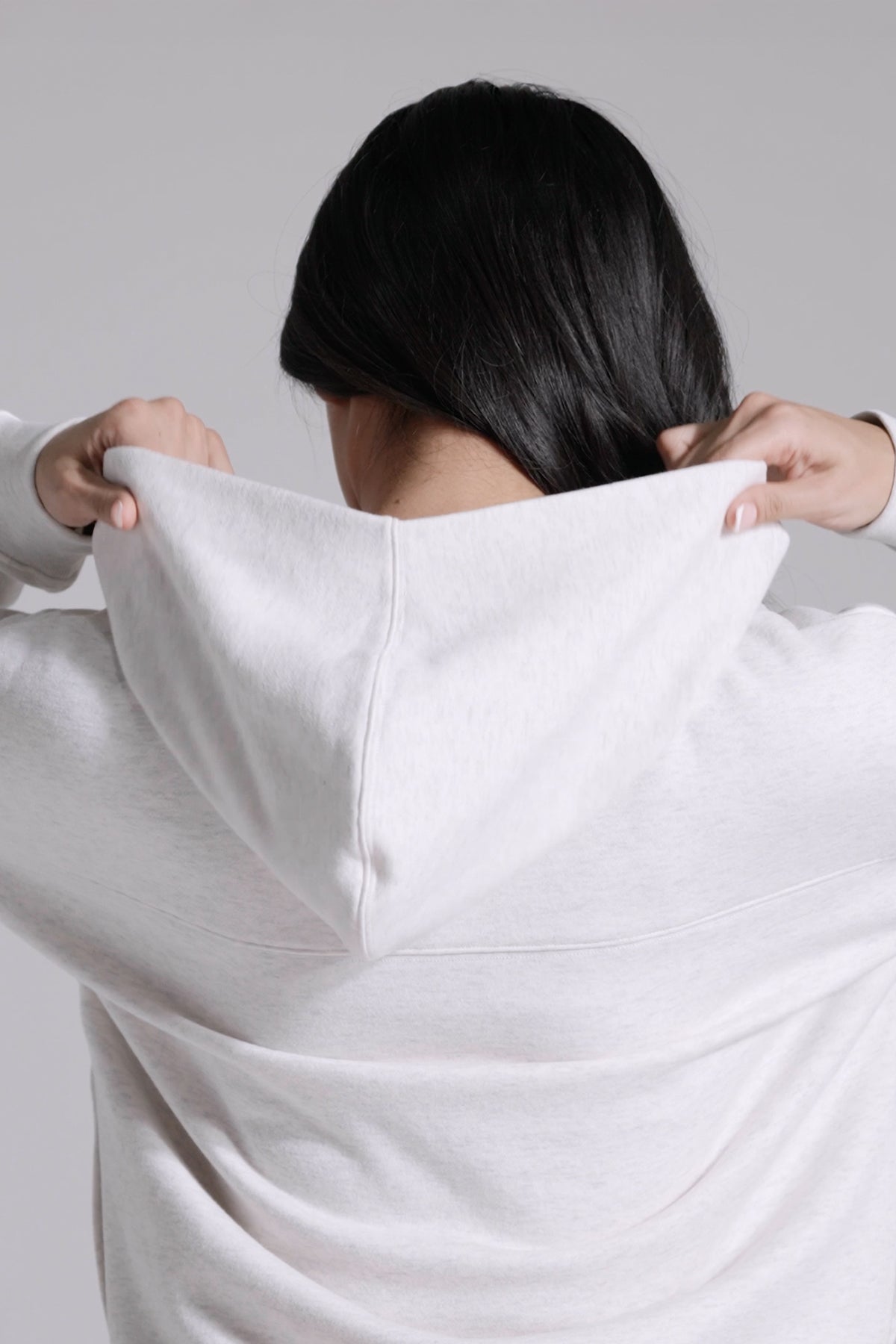 Classic Hoodie - White Marl
