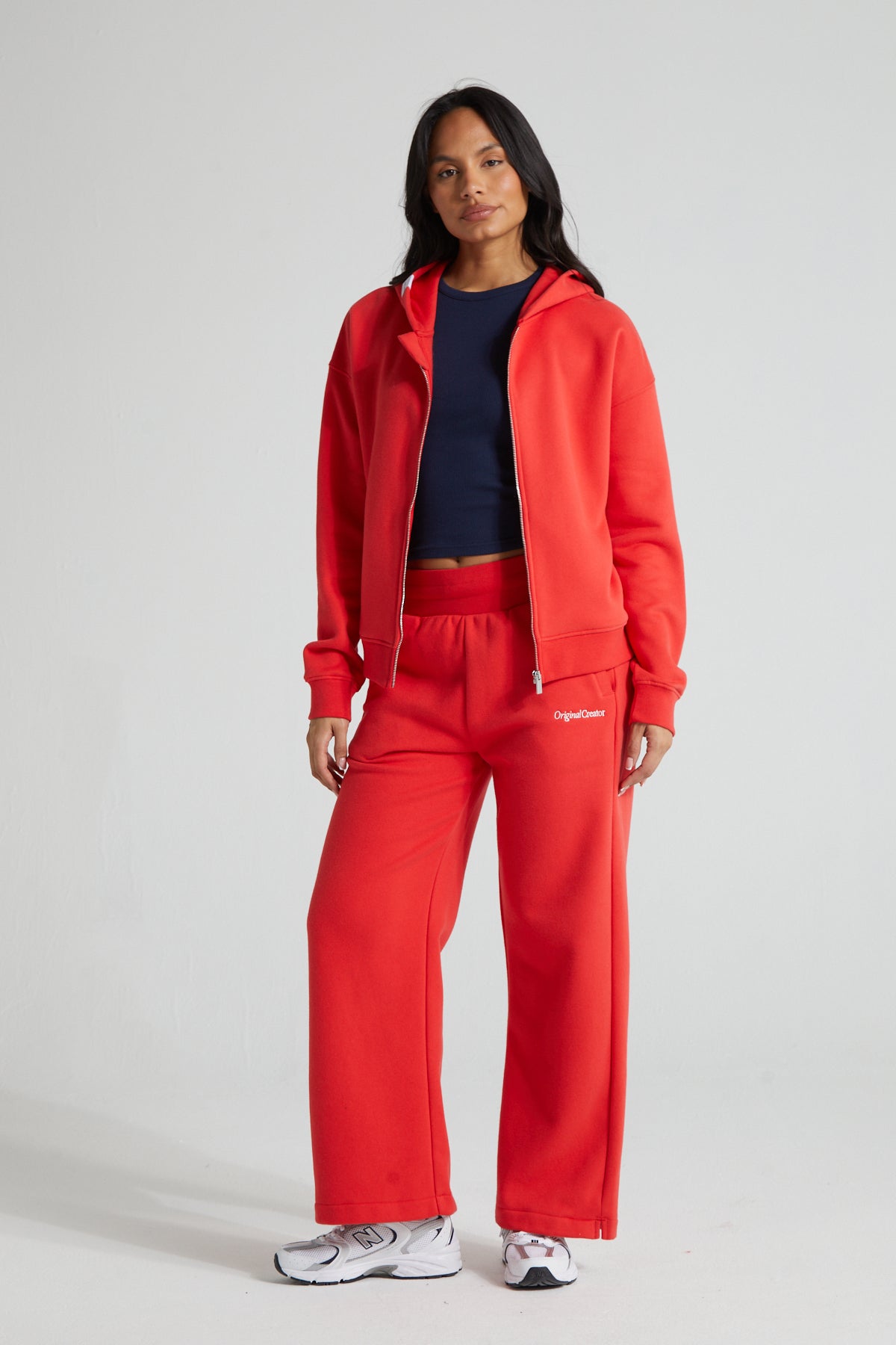 Classic Hoodie-Poppy Red