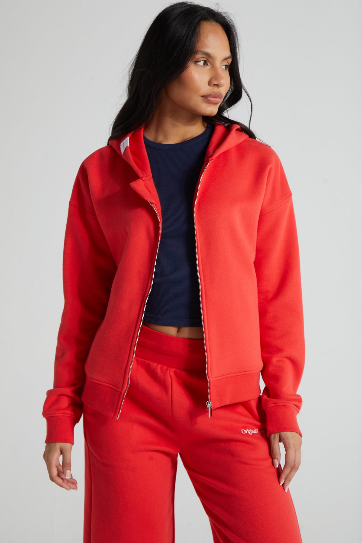Classic Hoodie-Poppy Red