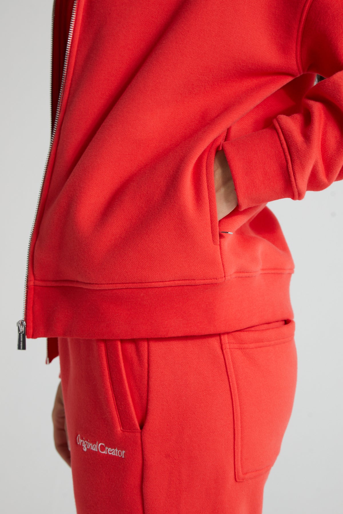 Classic Hoodie-Poppy Red