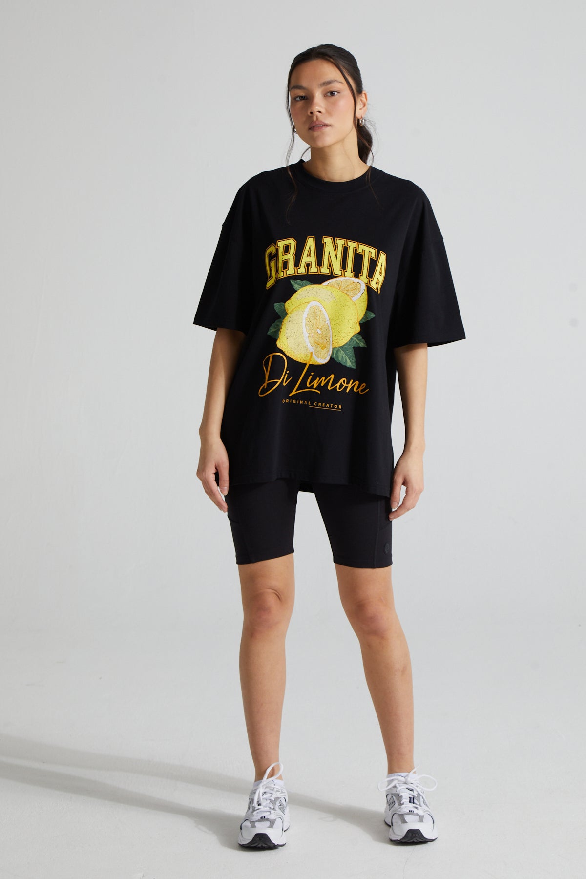 Lemon Granita T-shirt - Jet Black