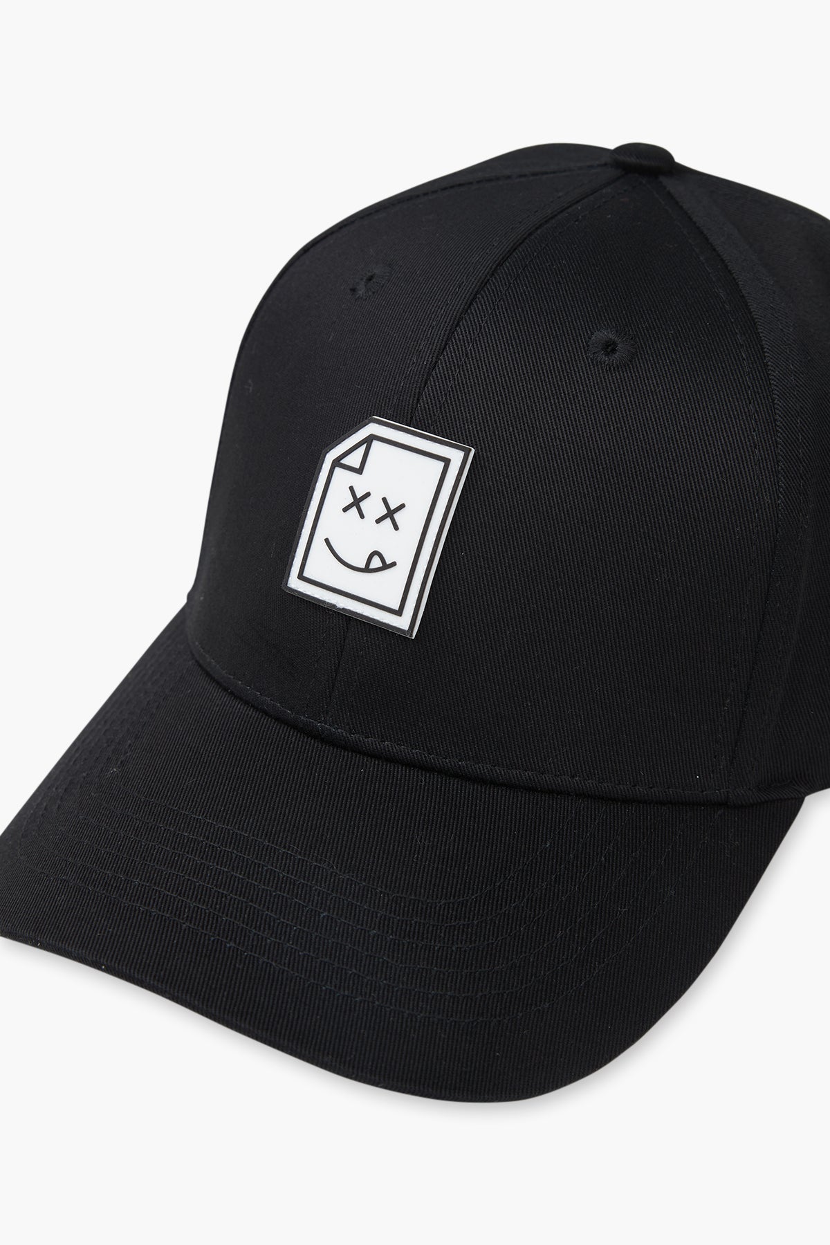 Smiley_404 Cap - Jet Black