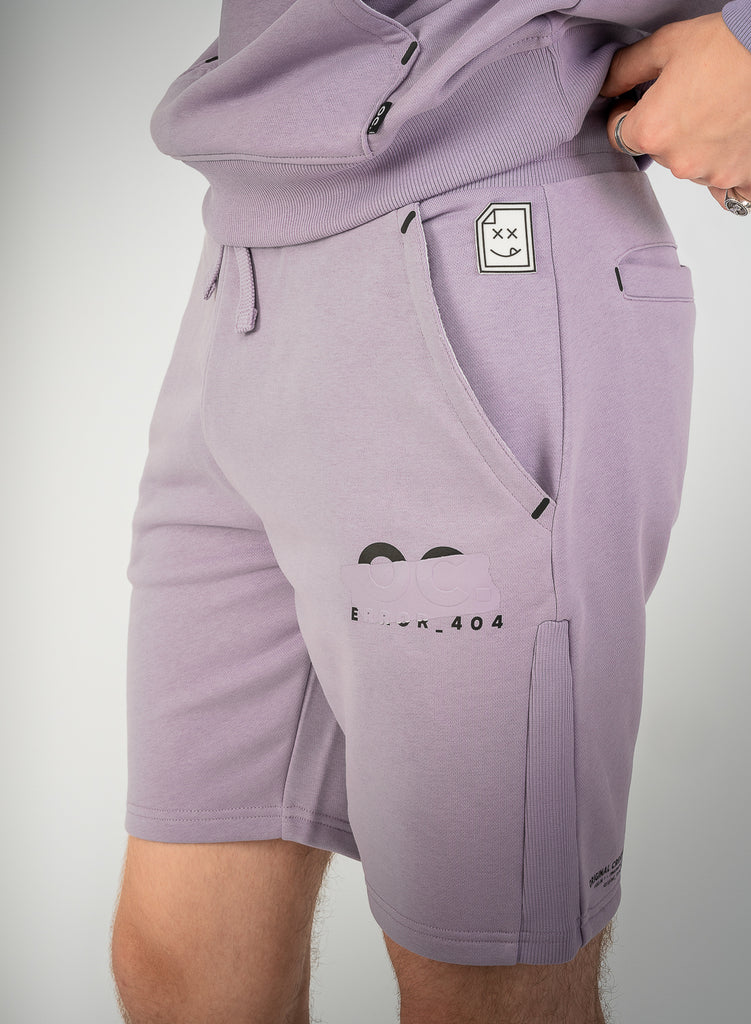Error_404 Shorts - Faded Lilac