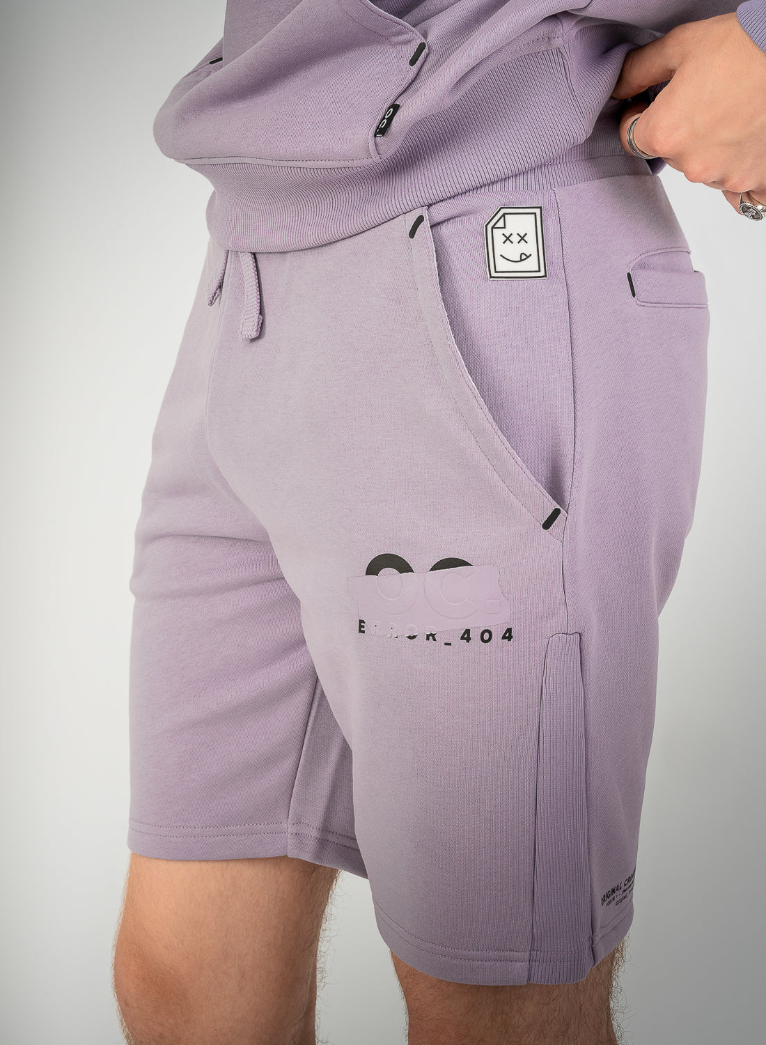 Error_404 Shorts - Faded Lilac