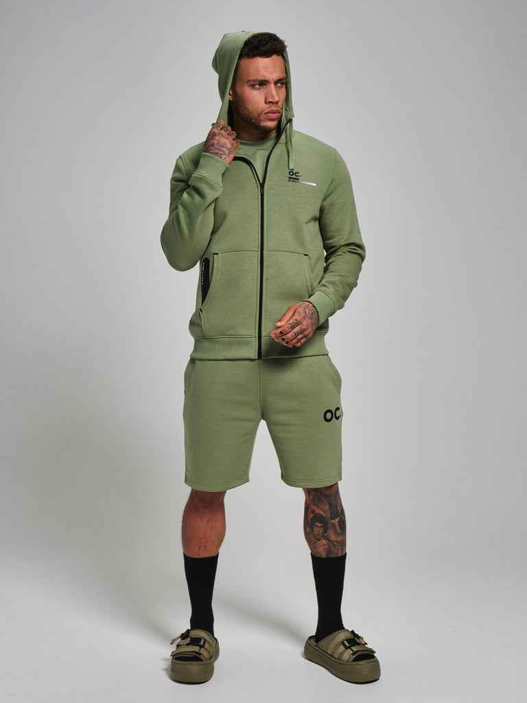 Zip Hoodie - Sage Green