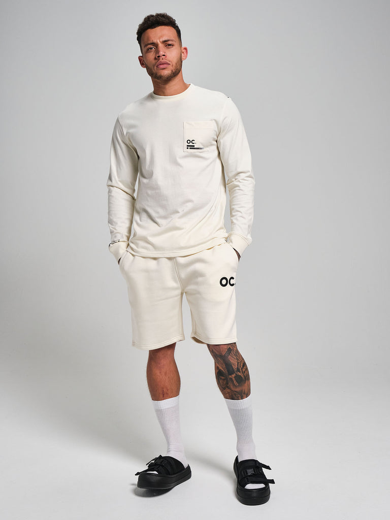 OC. Long Sleeve T-Shirt - Off White